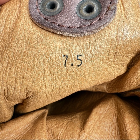 BED STU Brown DISTRESSED Slouch PLATFORM BOOTS 7.5 - Picture 8 of 9